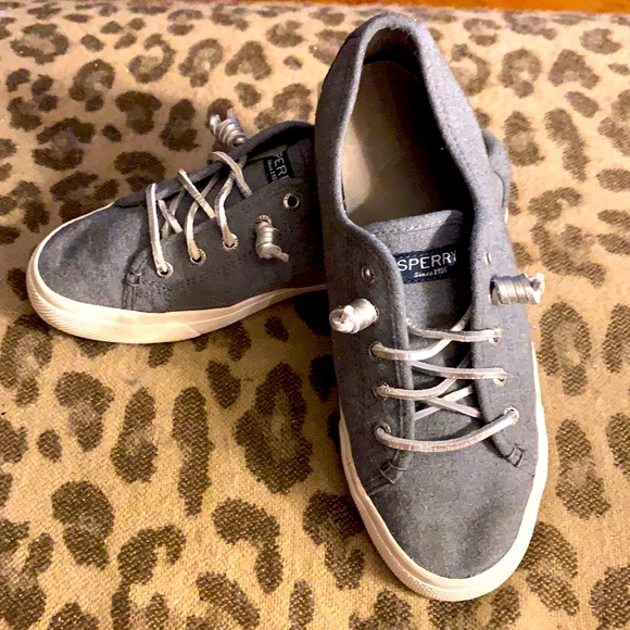 Sperry Grey Flannel Sneaks, 7 - Picture 2 of 9